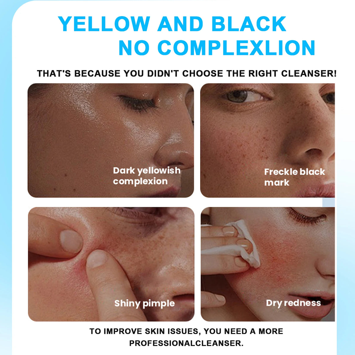 AMOCOCO Salicylic Acid Face Wash for Oily Acne Prone Skin