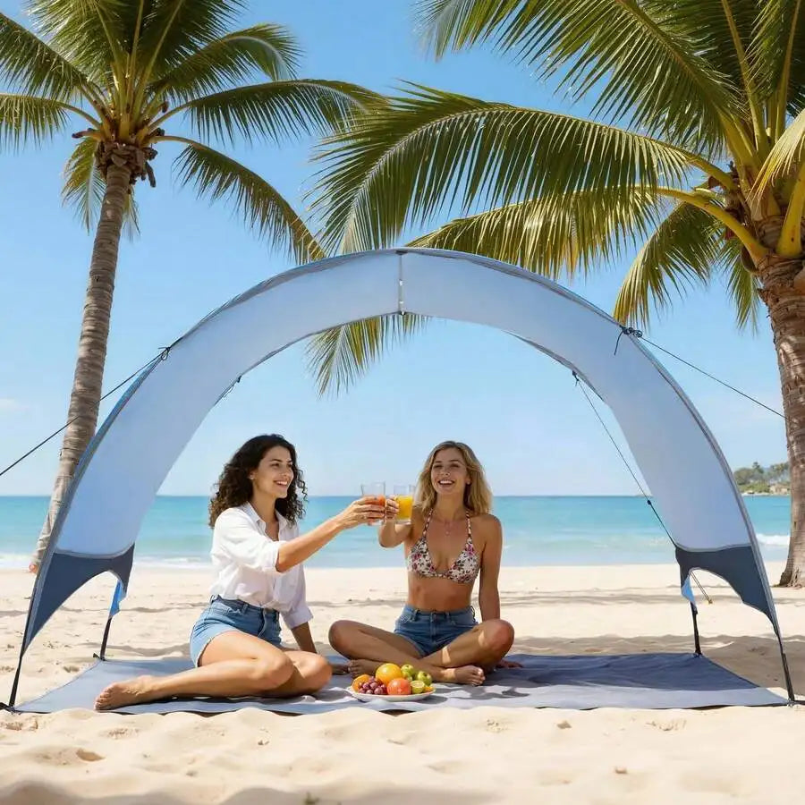 Beach Tent Sun Shelter With UPF 50 Protection