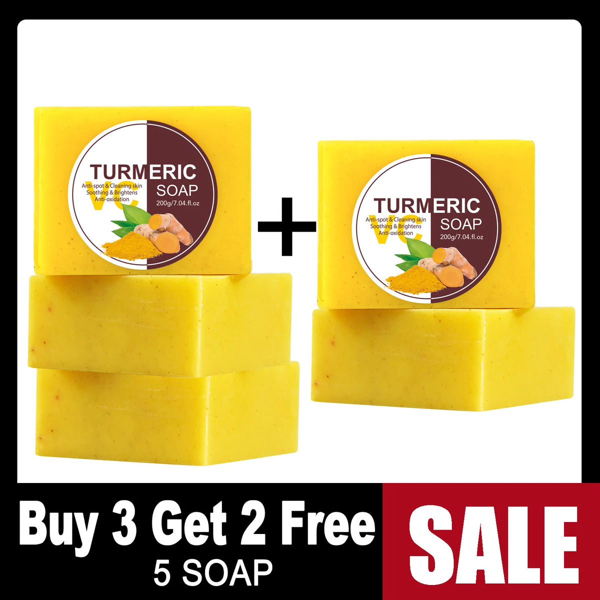 AILKE Turmeric Skin Care Cleanser Whitening Acne Dark Spots