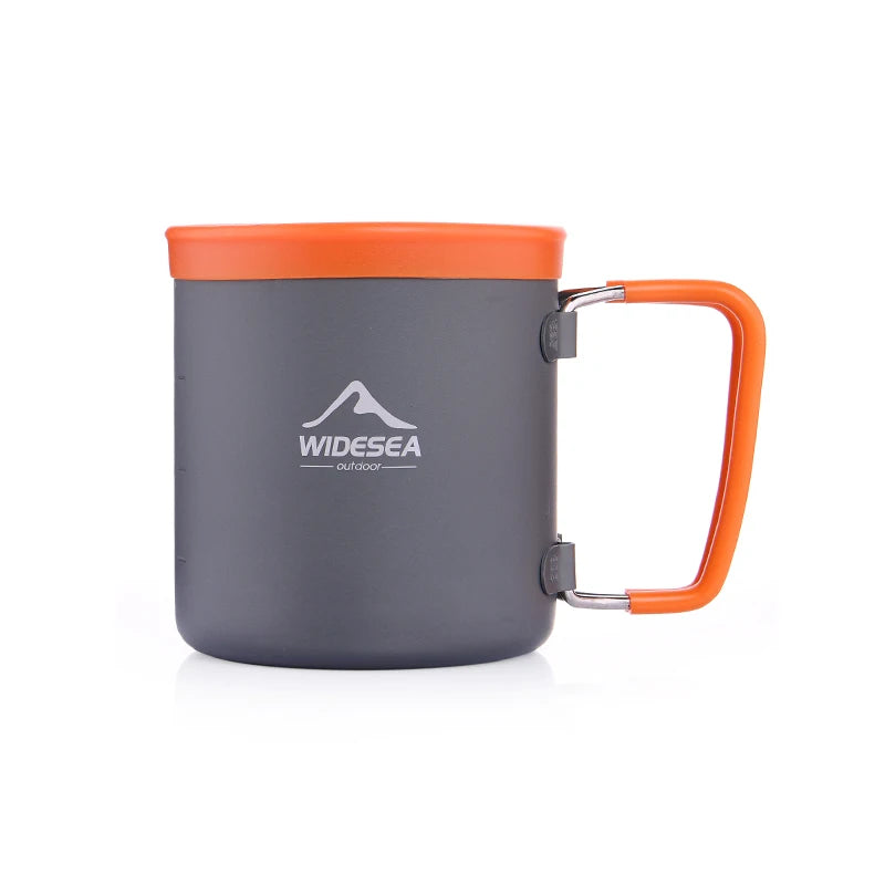 Widesea Outdoor Camping Cookware Set With Pots And Kettle