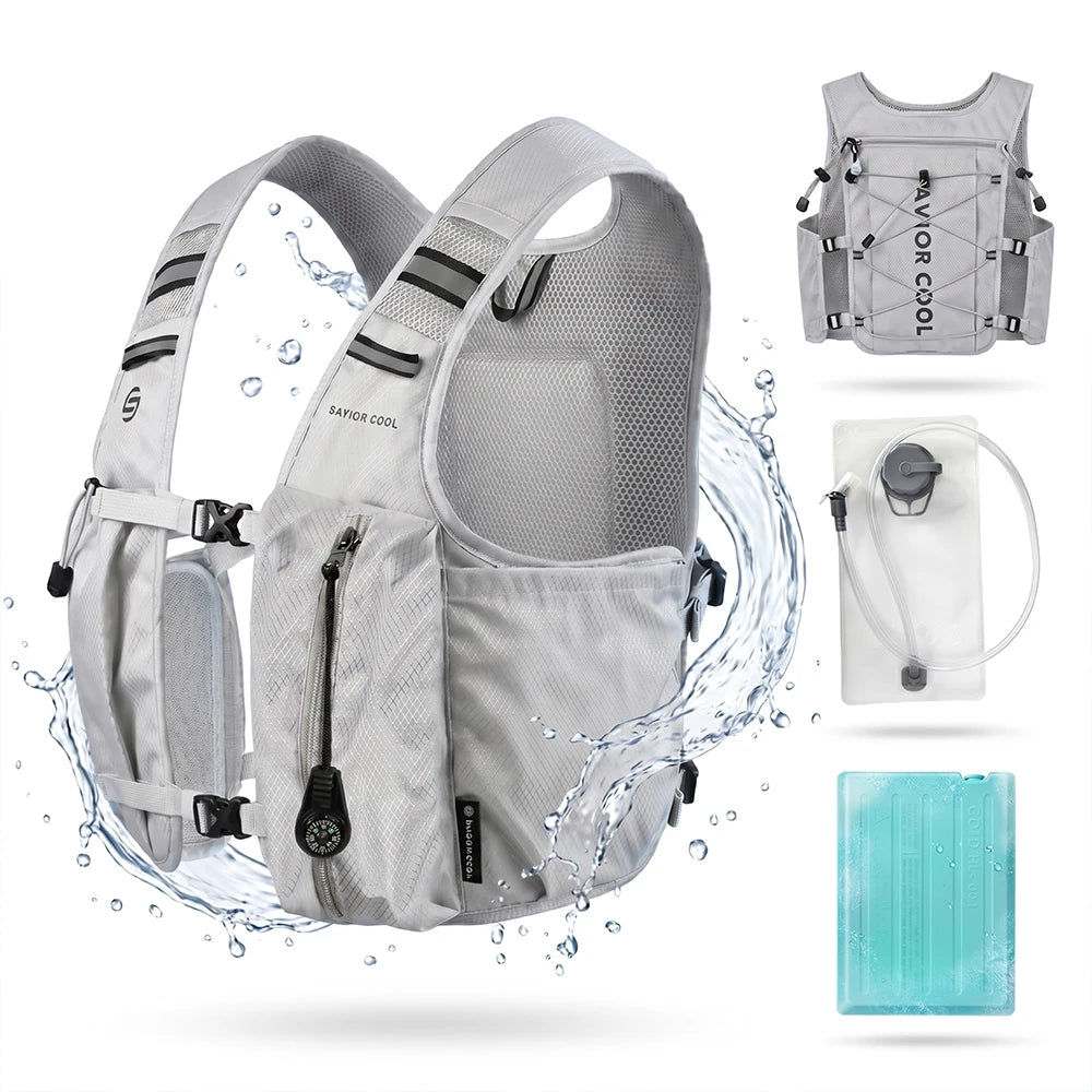 Tactical Cooling Vest Refrigeration With Water Bladder For Heat Relief