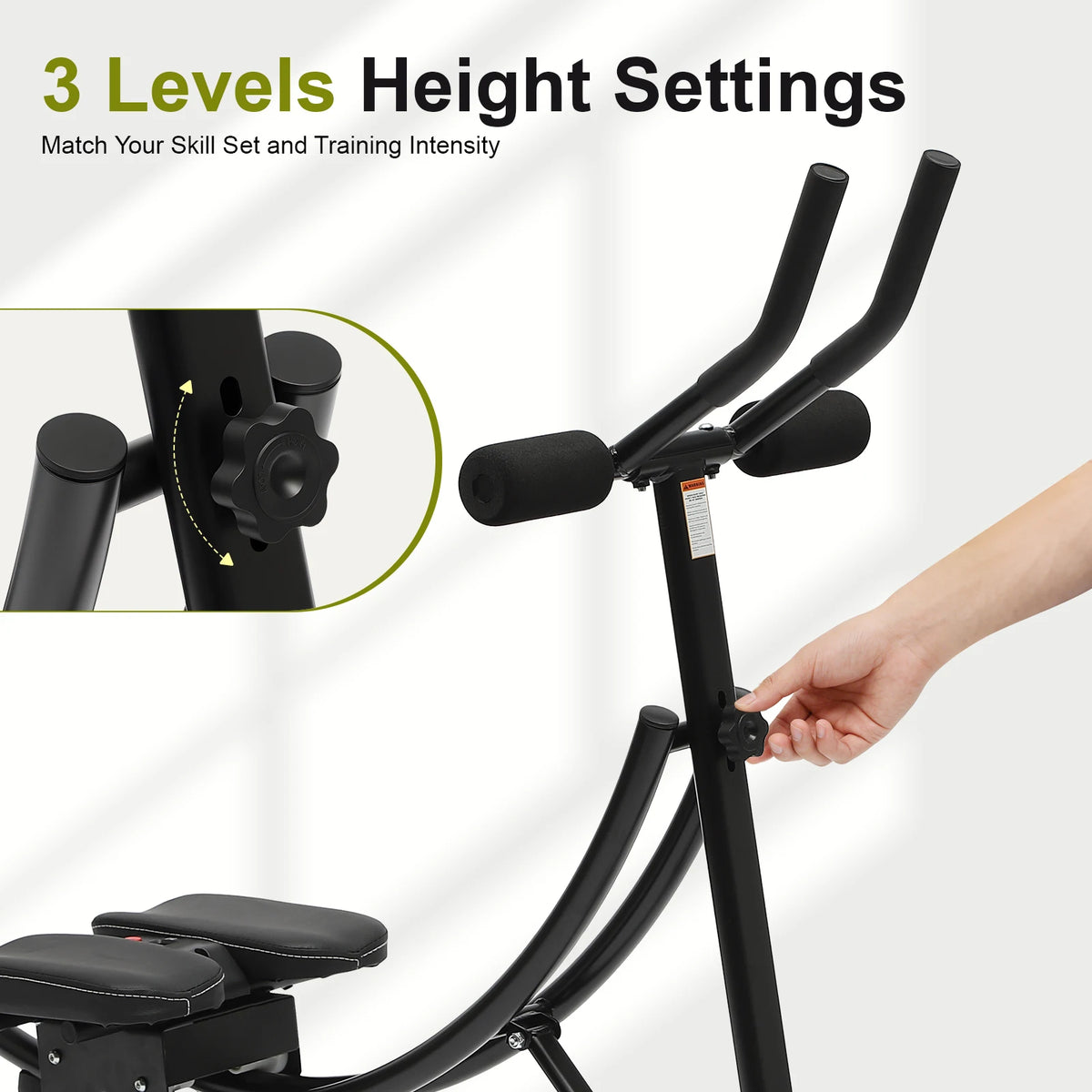 Home Gym Abdominal Cruncher Machine For Core Strength Training