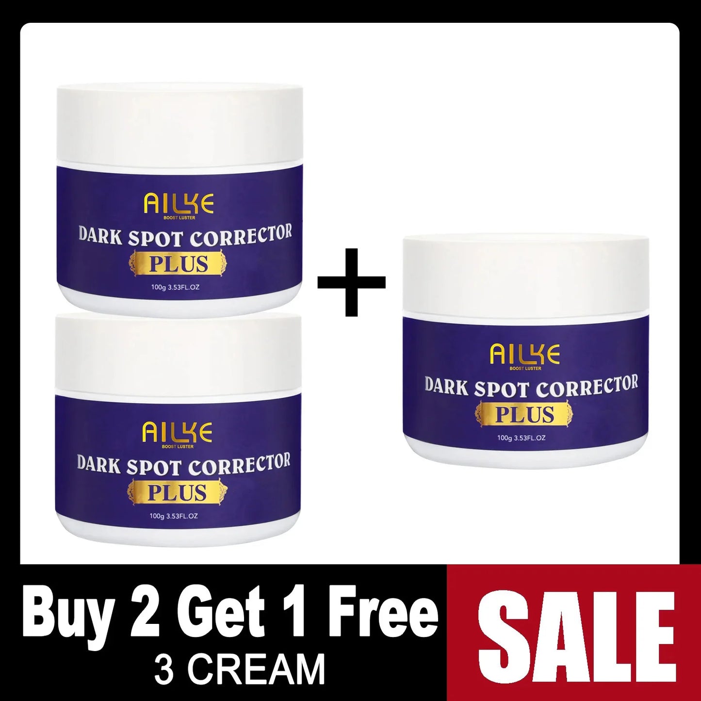 AILKE Glutathione Plus Whitening Skin Care Set For Even Tone