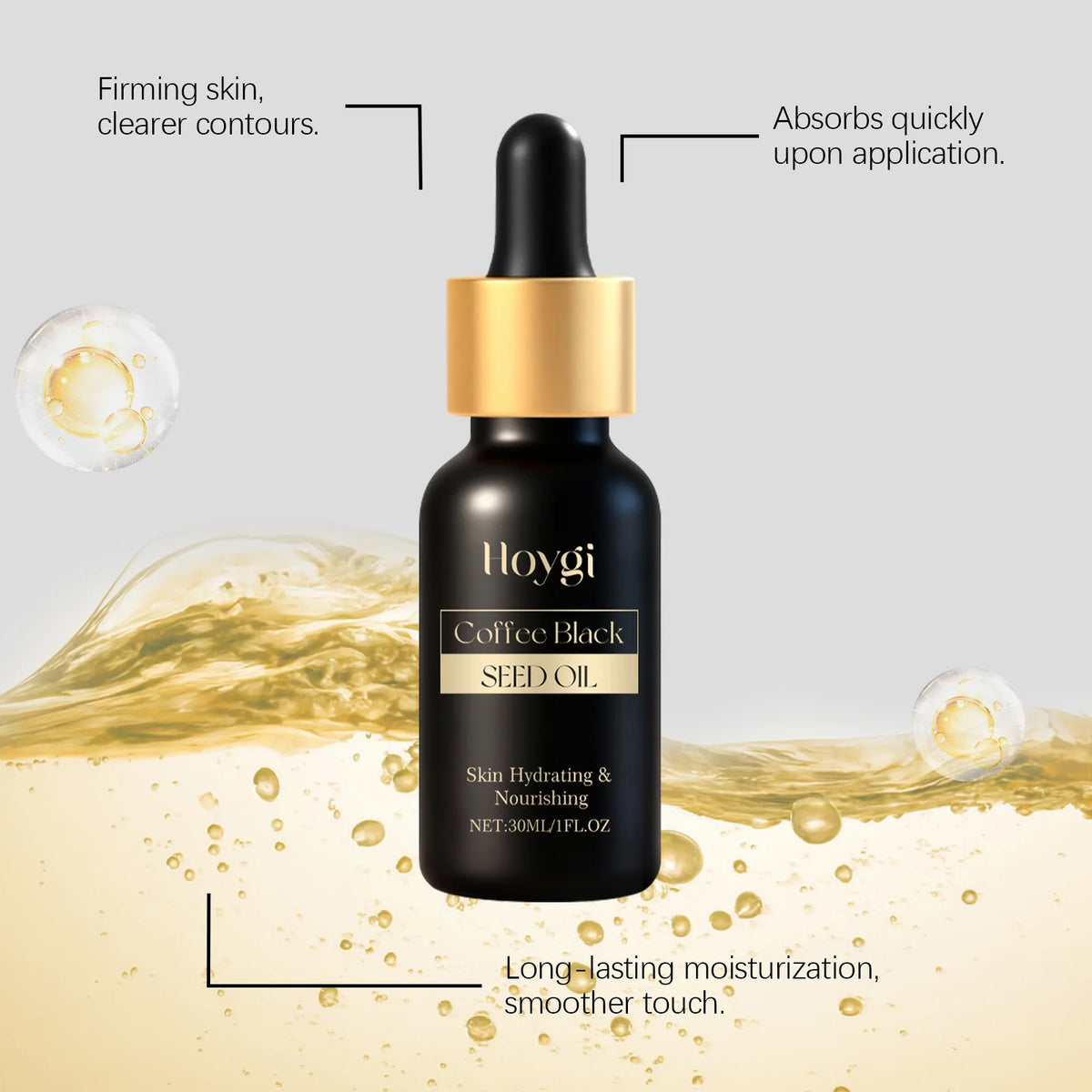 Hoygi Coffee Seed Essential Oil Nourishing Facial Skincare Treatment