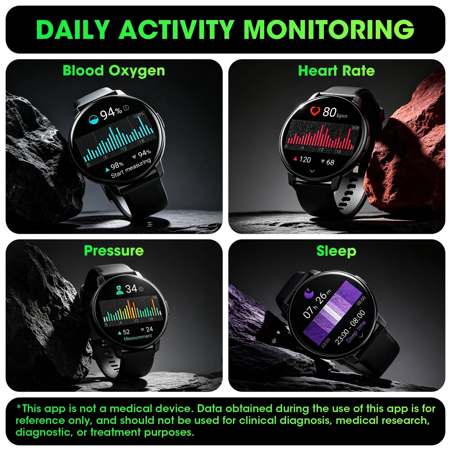Smart Watch Bluetooth Call 1.38 Touch Screen Fitness Tracker For Android iOS