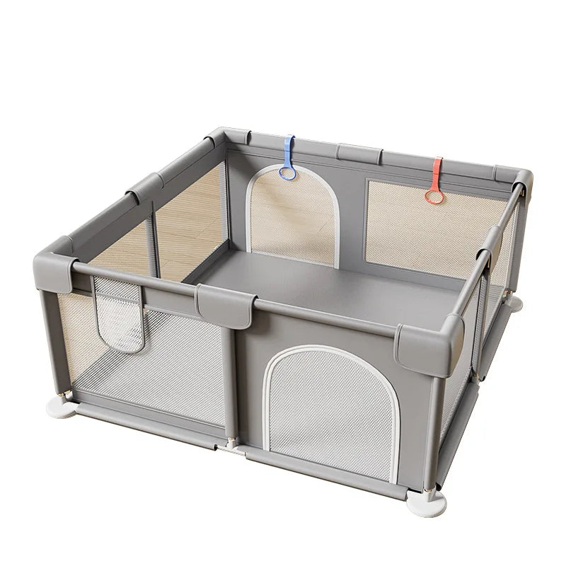 Puppy Playpen With Gate Sturdy Safety Fence Indoor Outdoor Washable