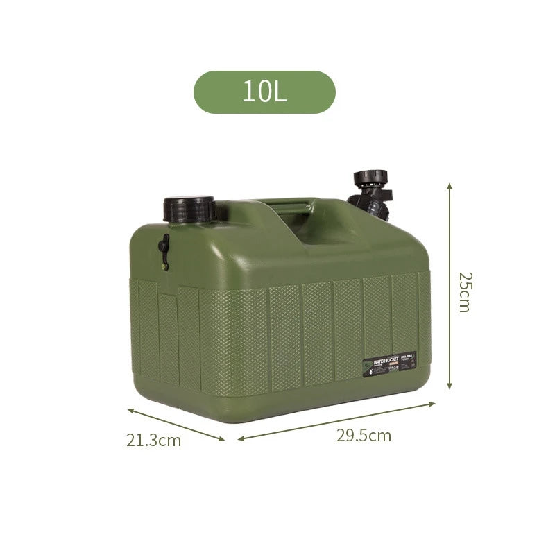 Desert Fox Military Green Water Tank Carrier Container With Spigot