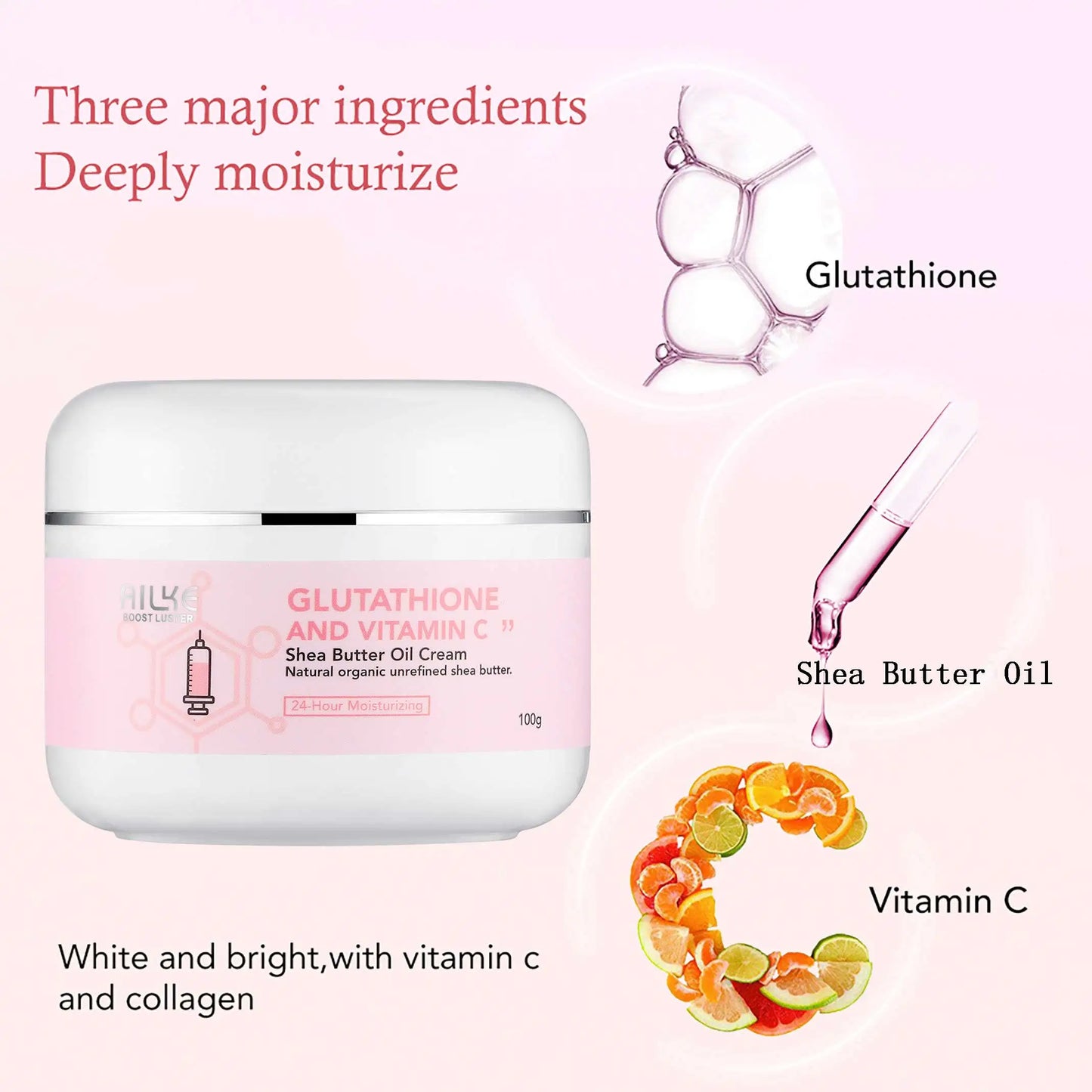 AILKE Whitening Cream For Face And Body Hydrating Repair
