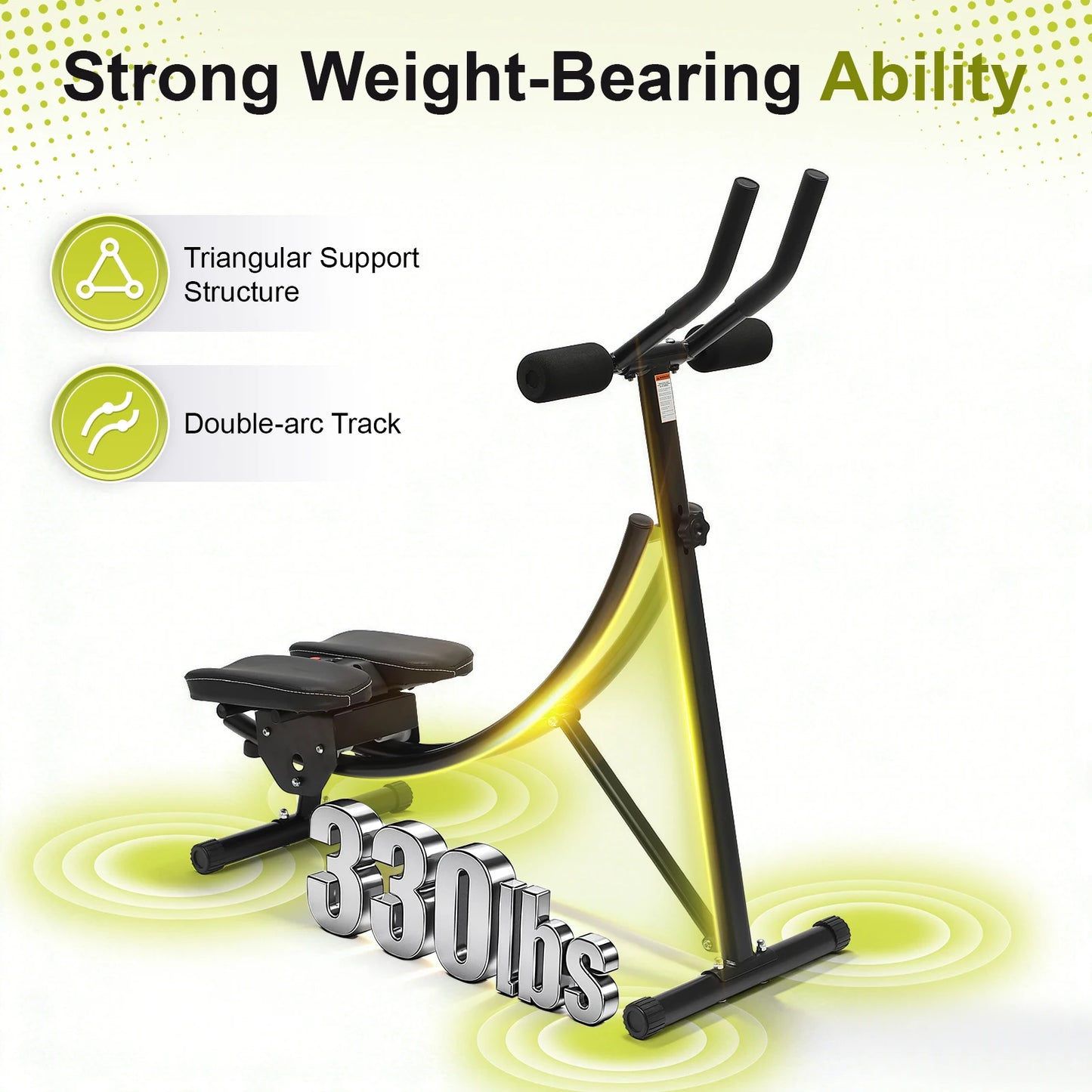 Home Gym Abdominal Cruncher Machine For Core Strength Training