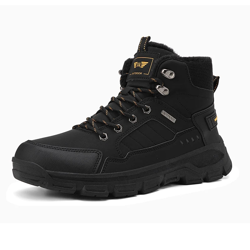 Large 48 Autumn High-Top Men Hiking Boot Winter Outdoor Shoes Lace-Up Non-slip Sports Casual Trekking Boots Man Suede Warm Shoes