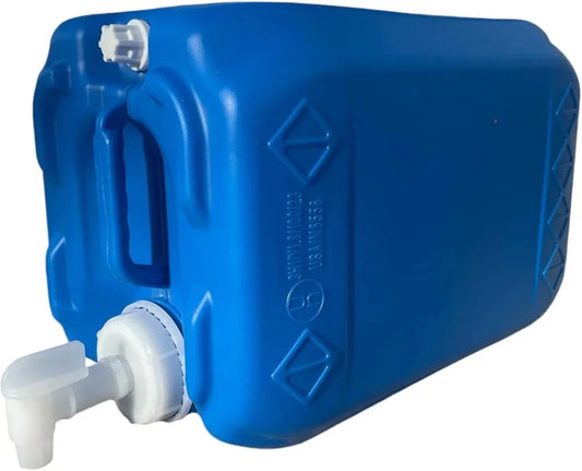 Hedpack 5 Gallon Blue Camping Water Storage Container Jug With Spigot
