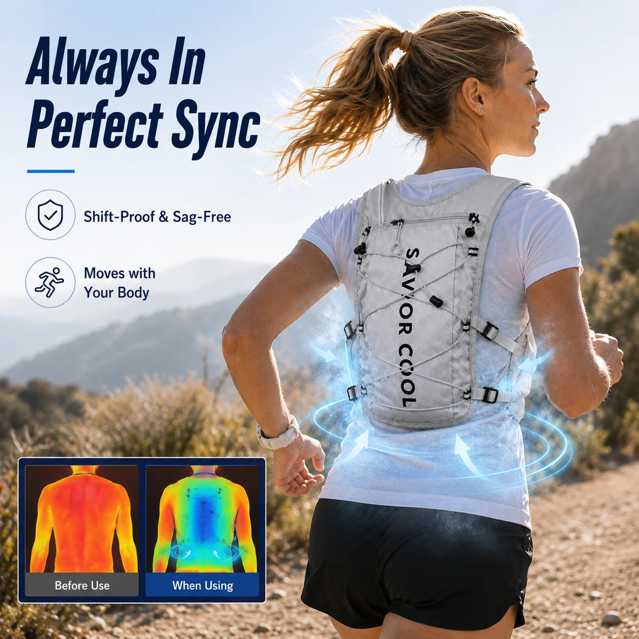Tactical Cooling Vest Refrigeration With Water Bladder For Heat Relief