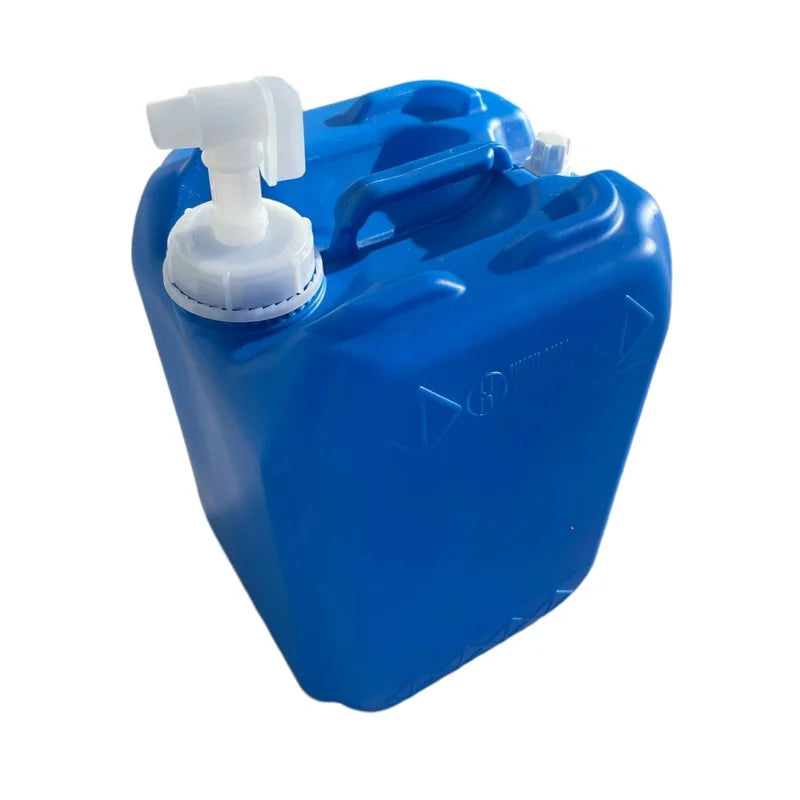 Hedpack 5 Gallon Blue Camping Water Storage Container Jug With Spigot