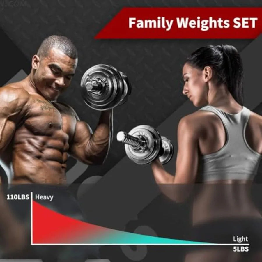 Premium Adjustable Dumbbell Set For Home Gym Strength Training