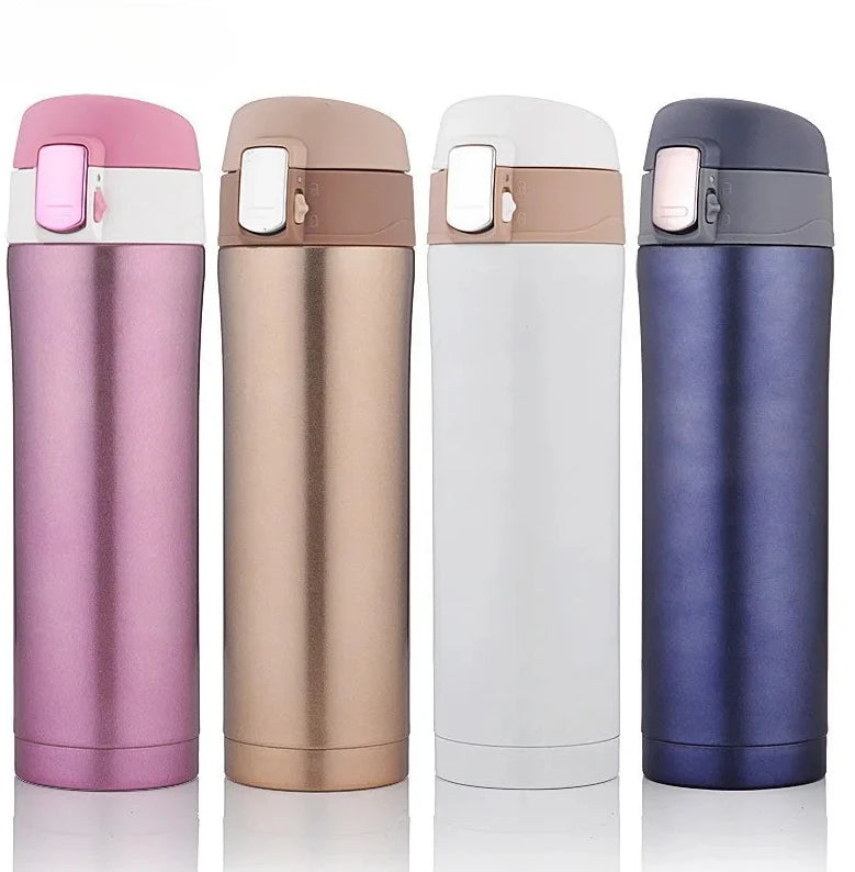 Stainless Steel Vacuum Insulated Water Bottle Leakproof Thermal Flask