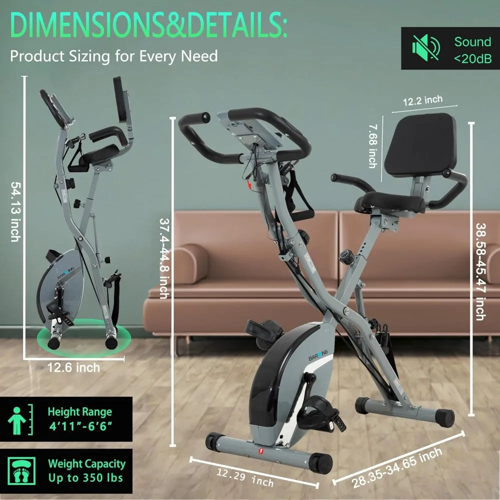 BARWING Five In One Indoor Cycling Bike Foldable For Home Workout