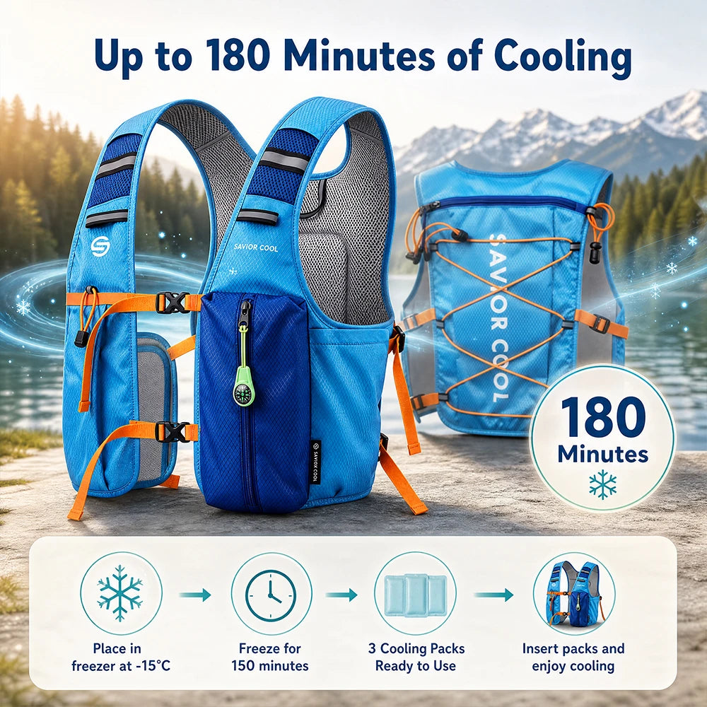 Tactical Cooling Vest Refrigeration With Water Bladder For Heat Relief