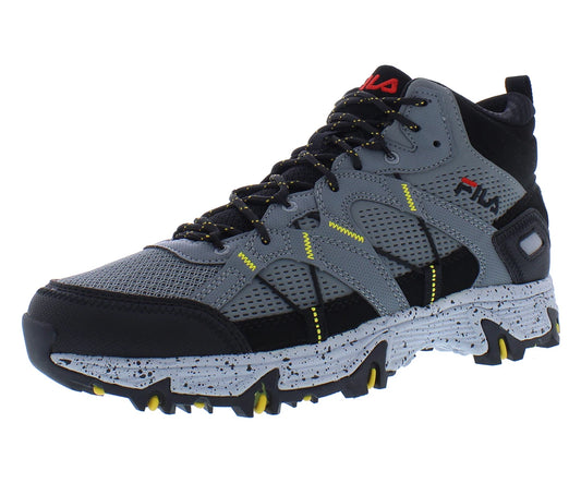 Fila Grand Tier Mid Mens Shoes Size 10, Color: Grey/Black