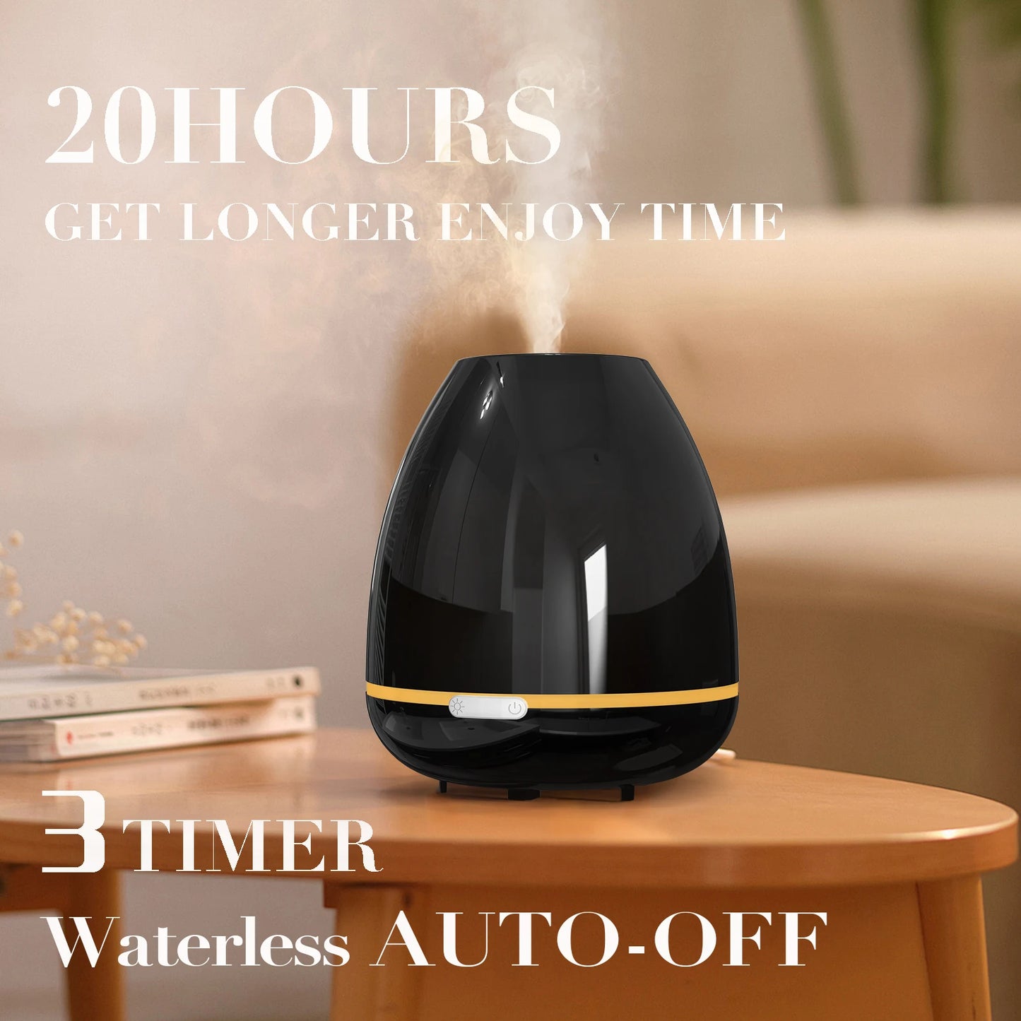 Fashome Desktop Aromatherapy Diffuser Ultrasonic Mist Humidifier