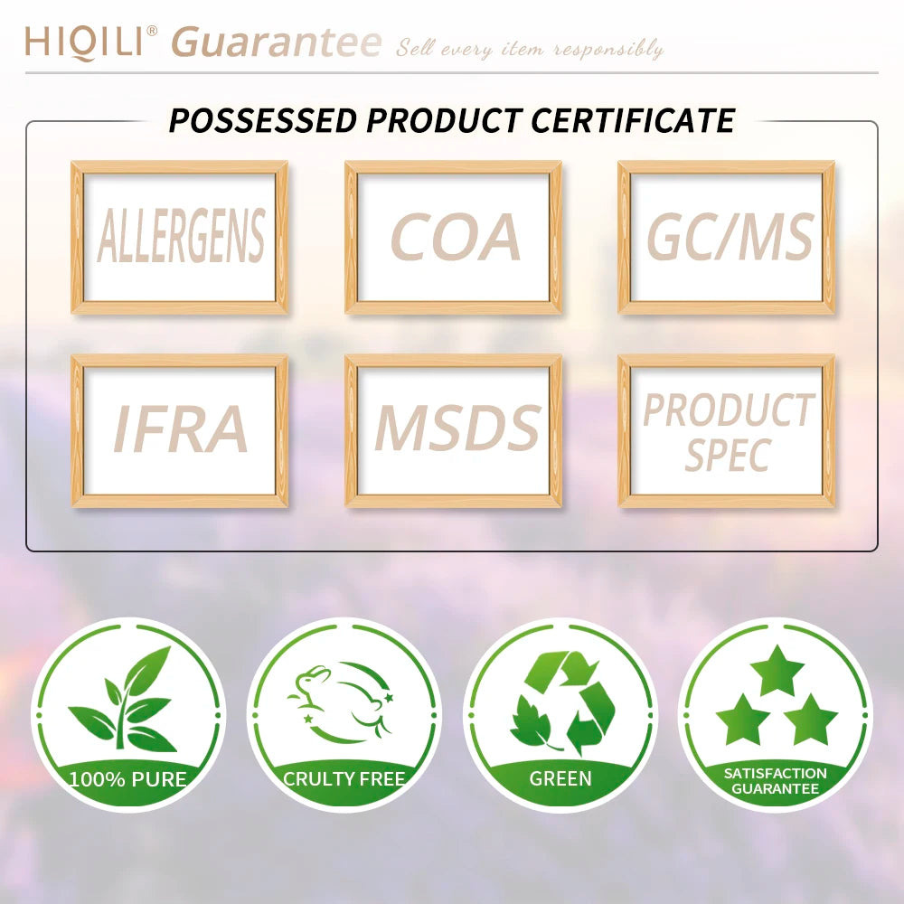 Hiqili Nature Theme Fragrance Oil Set For Aromatherapy And Home