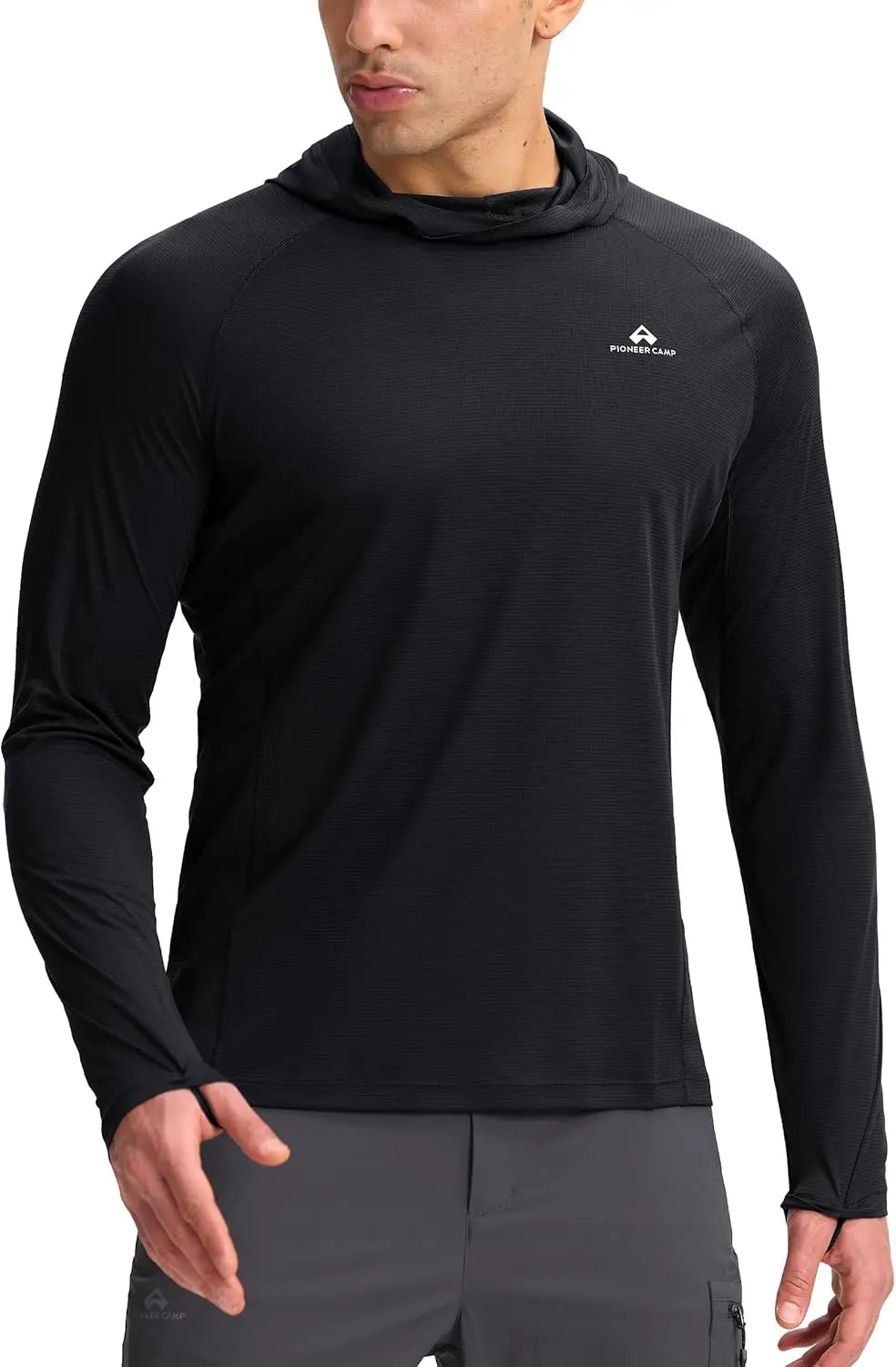 Pioneer Camp Men Lightweight Sun Protection Hoodie Quick Dry Hiking