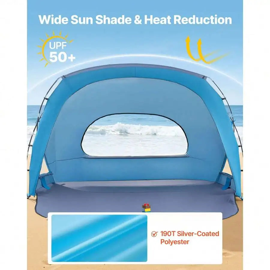 Beach Tent Sun Shelter With UPF 50 Protection
