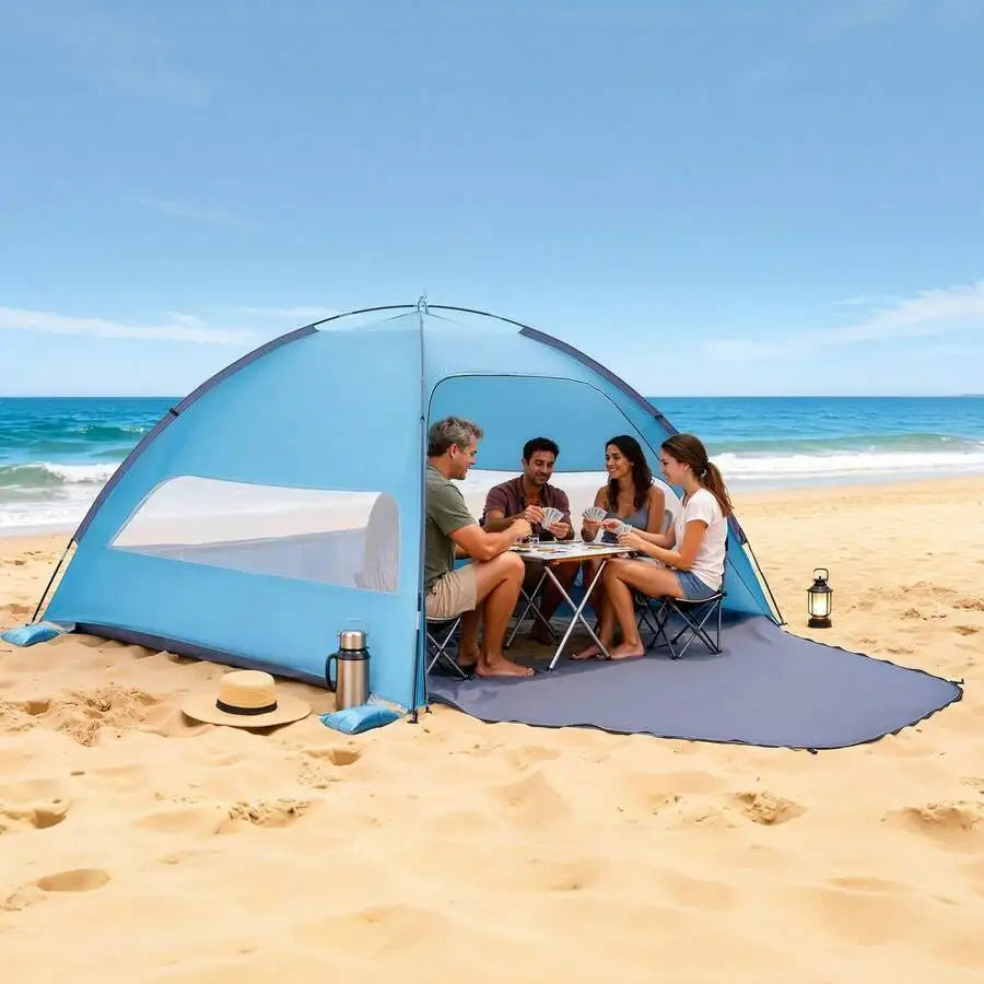 Beach Tent Sun Shelter With UPF 50 Protection