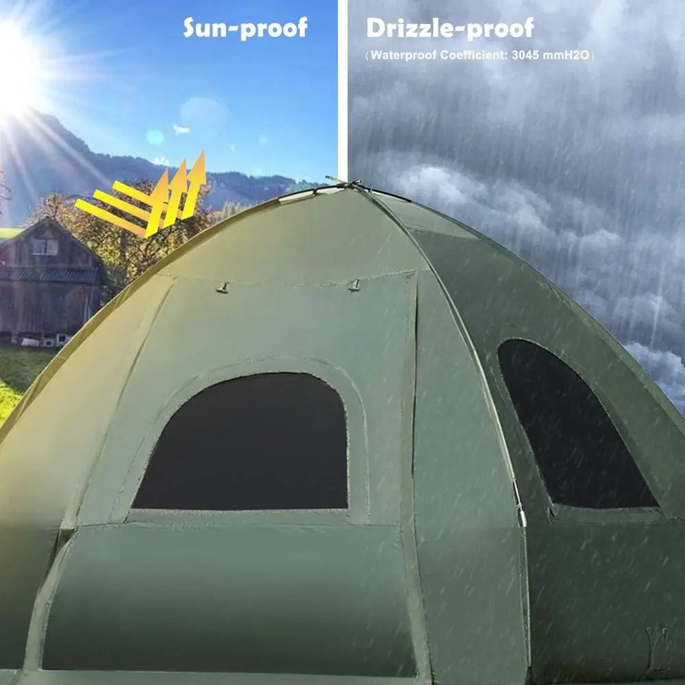 Camping Tent Cot With Sleeping Bag And Air Mattress