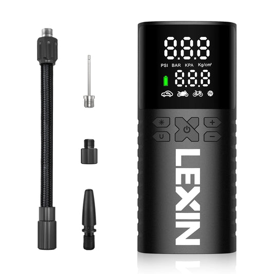 Lexin 4000mAh Smart Air Pump For Motorcycles And Bicycles
