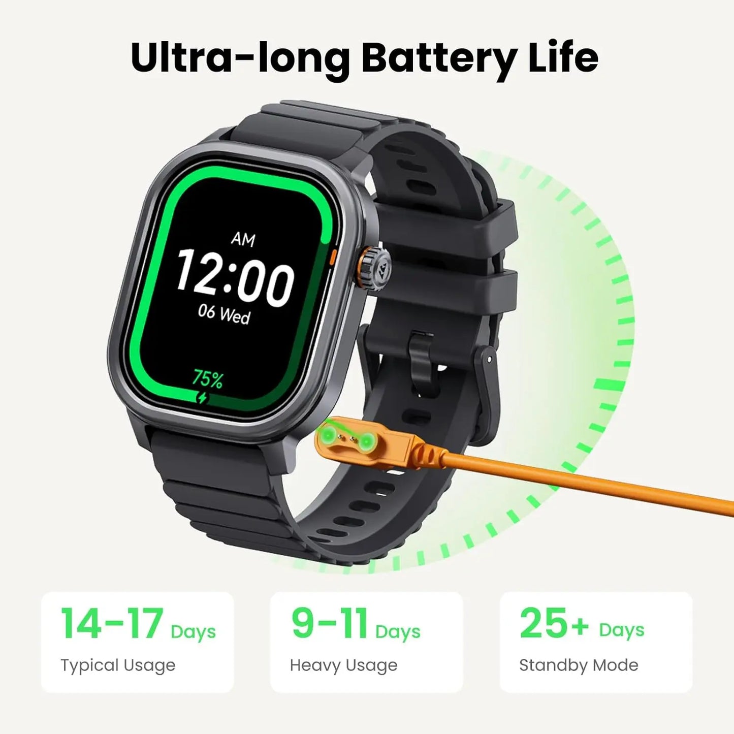 Kospet Pulse Smartwatch With Amoled Display And Bluetooth Calling
