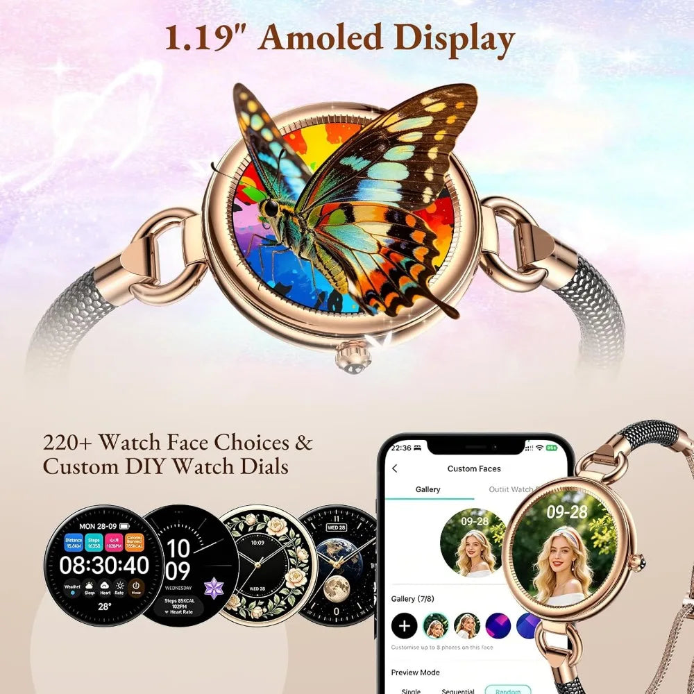 H96 Stylish Women's Smart Watch With Call Handling AMOLED