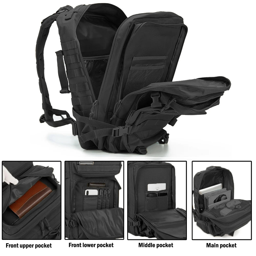 ReFire Gear Tactical Backpack Molle For Outdoor Trekking And Camping