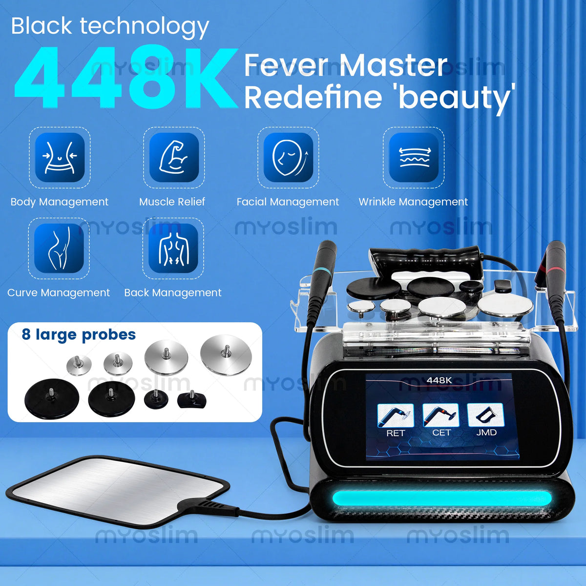 Fever Master 3 In 1 RF And EMS Beauty Machine For Slimming