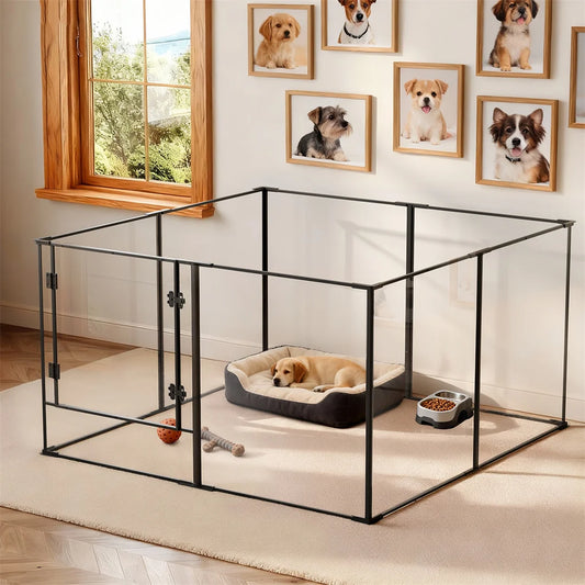 Bingopaw 8 Panel Acrylic Pet Exercise Playpen