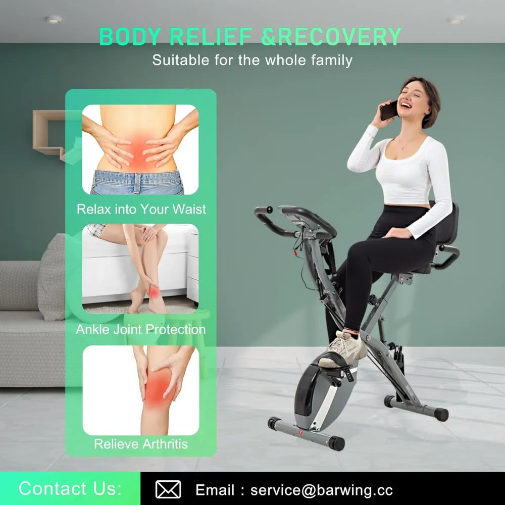 BARWING Five In One Indoor Cycling Bike Foldable For Home Workout