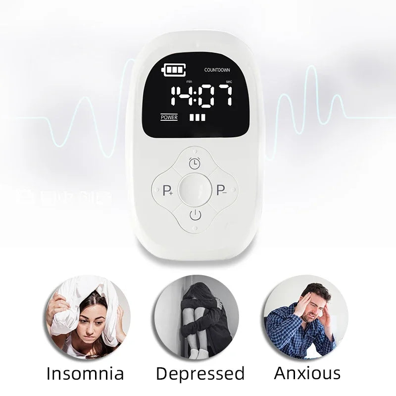 Homulaser Ear Clip Pulse CES Therapy Sleep Aid Device Insomnia