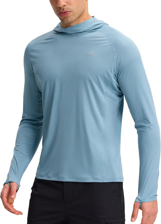 Pioneer Camp Men Lightweight Sun Protection Hoodie Quick Dry Hiking