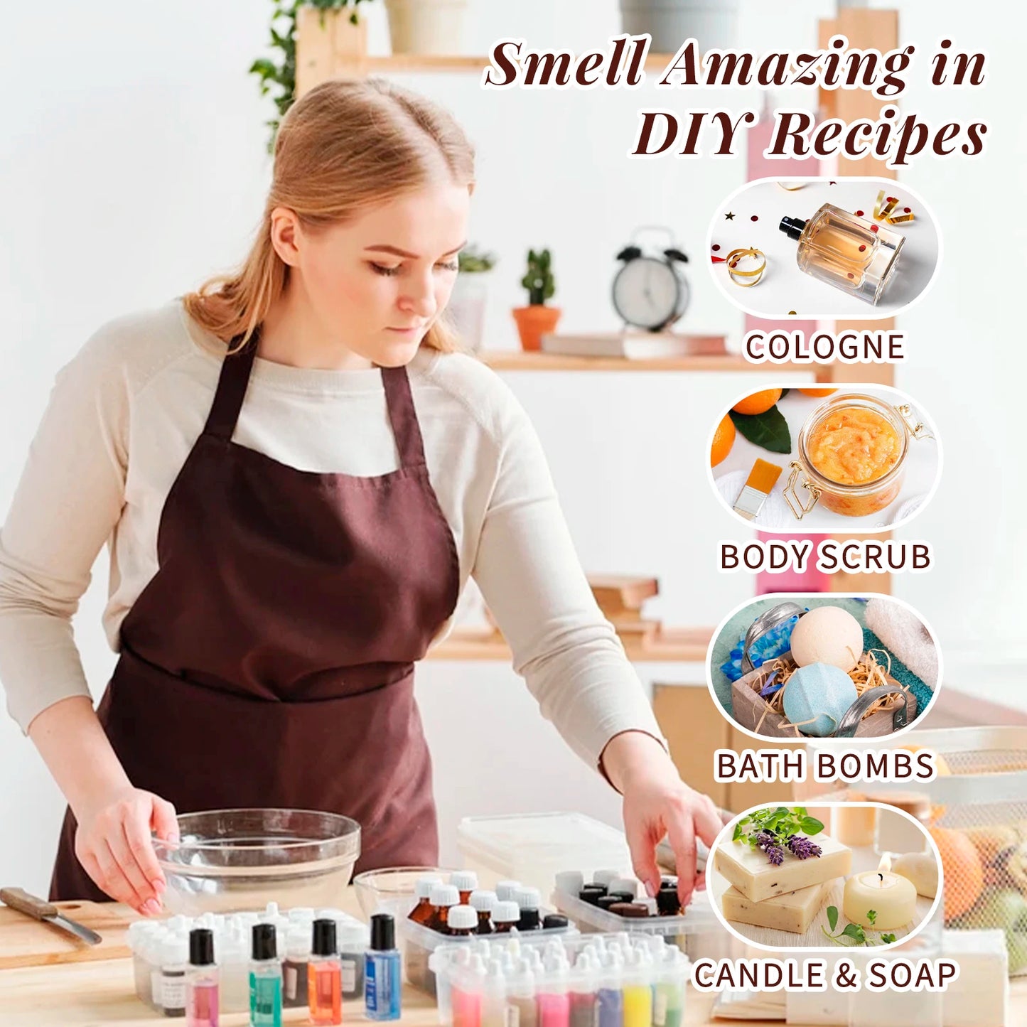 Hiqili Aromatherapy Fragrance Oils Set For Diffuser And Candles