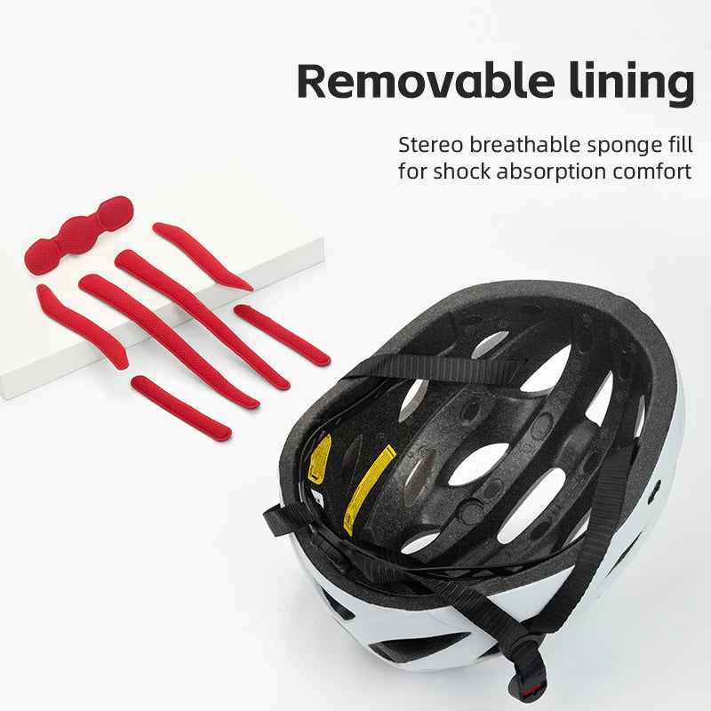 Rocbros Lightweight Integrated Cycling Helmet With Goggles For Men And Women