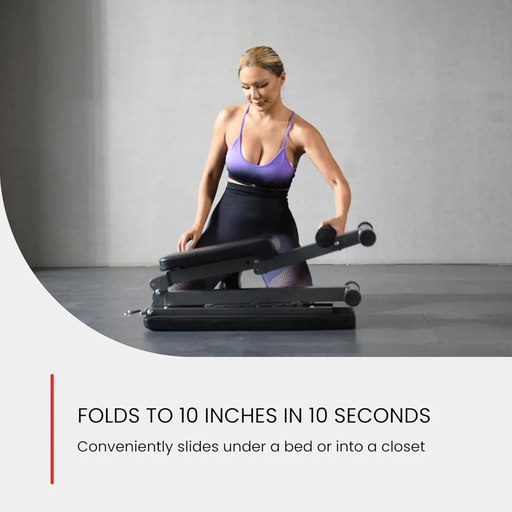 YTYIN FF Finer Form 5-In-1 Weight Bench Adjustable Foldable