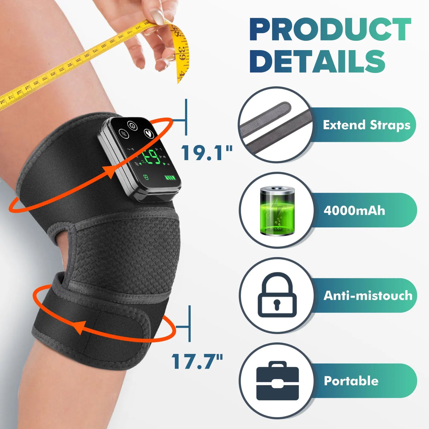 Intelligent Electric Heating Knee Shoulder Neck Massage Device