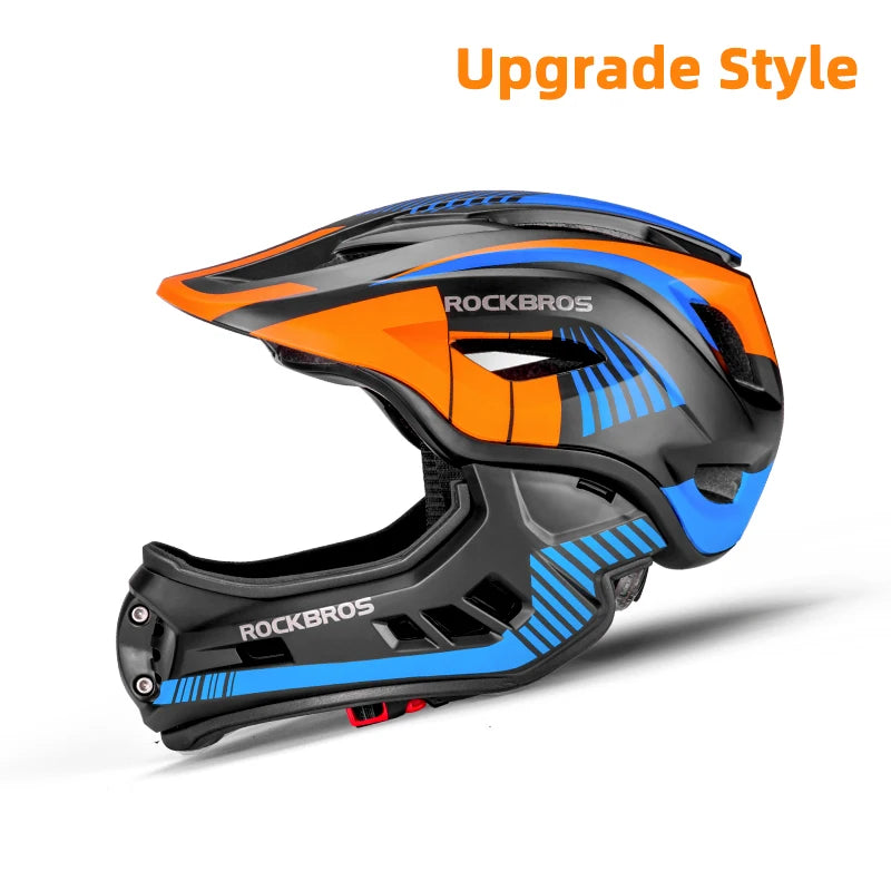 Rockbros Child Detachable Full Face Impact Resistant Cycling Helmet