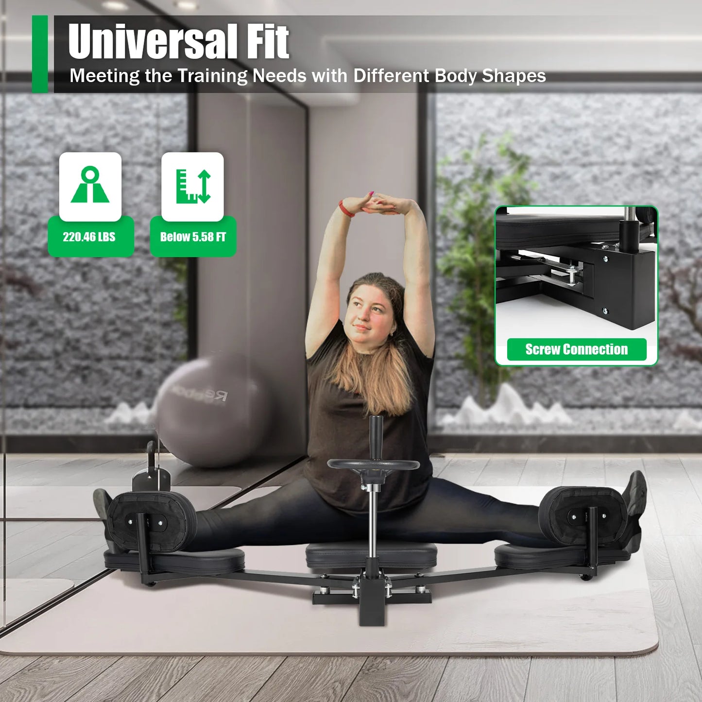 Hands Free Leg Stretcher Machine For Yoga Fitness Training