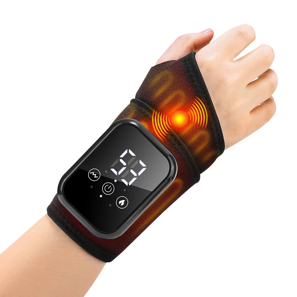 Hailicare Cordless Heated Hand Wrist Massager With Vibration