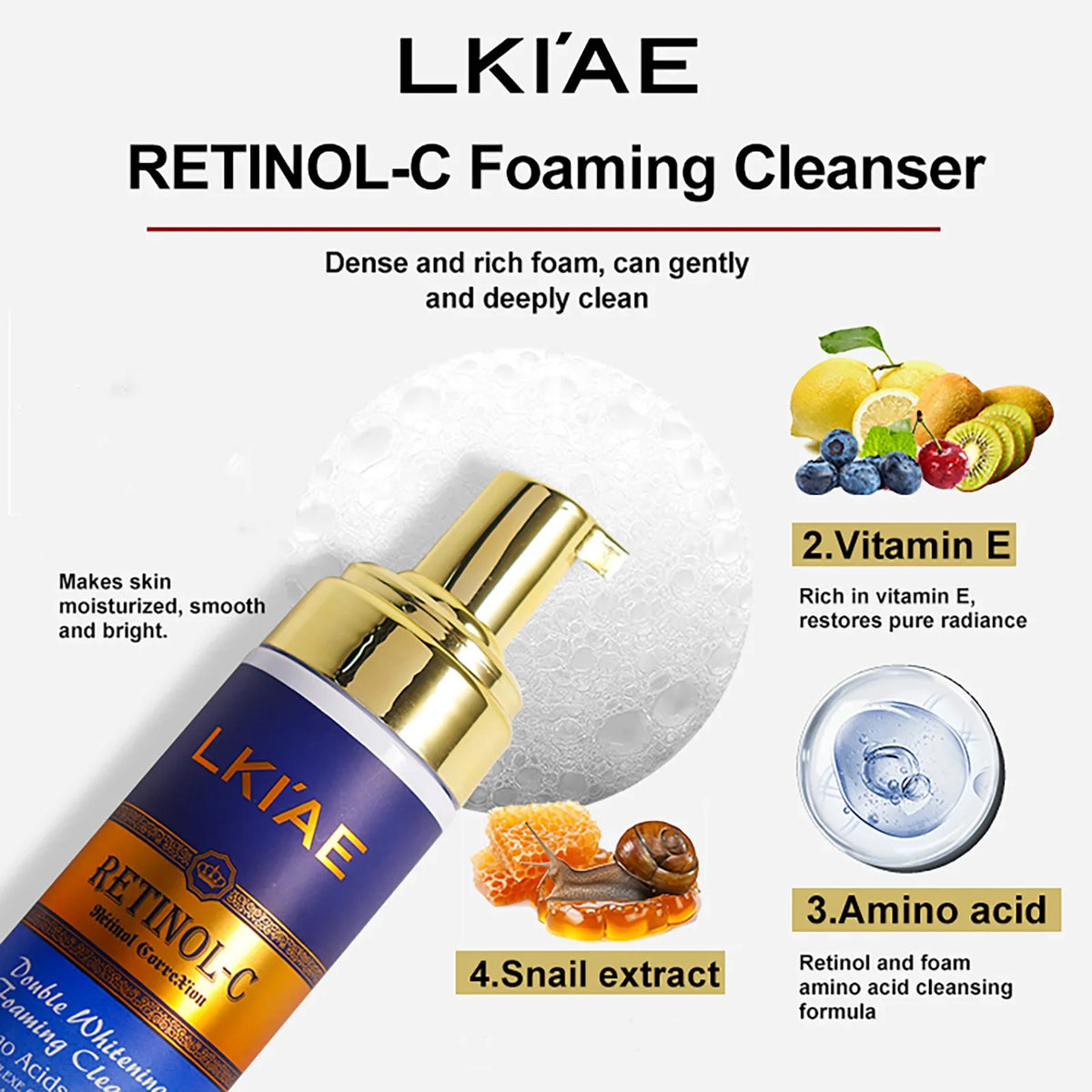 AILKE Retinol Whitening Skin Care Set With Collagen And Snail Extract