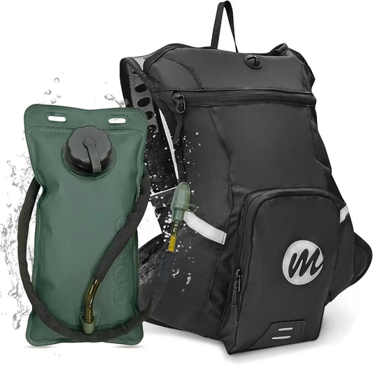 Moman Hydration Backpack With Durable Water Bladder For Outdoor Trekking