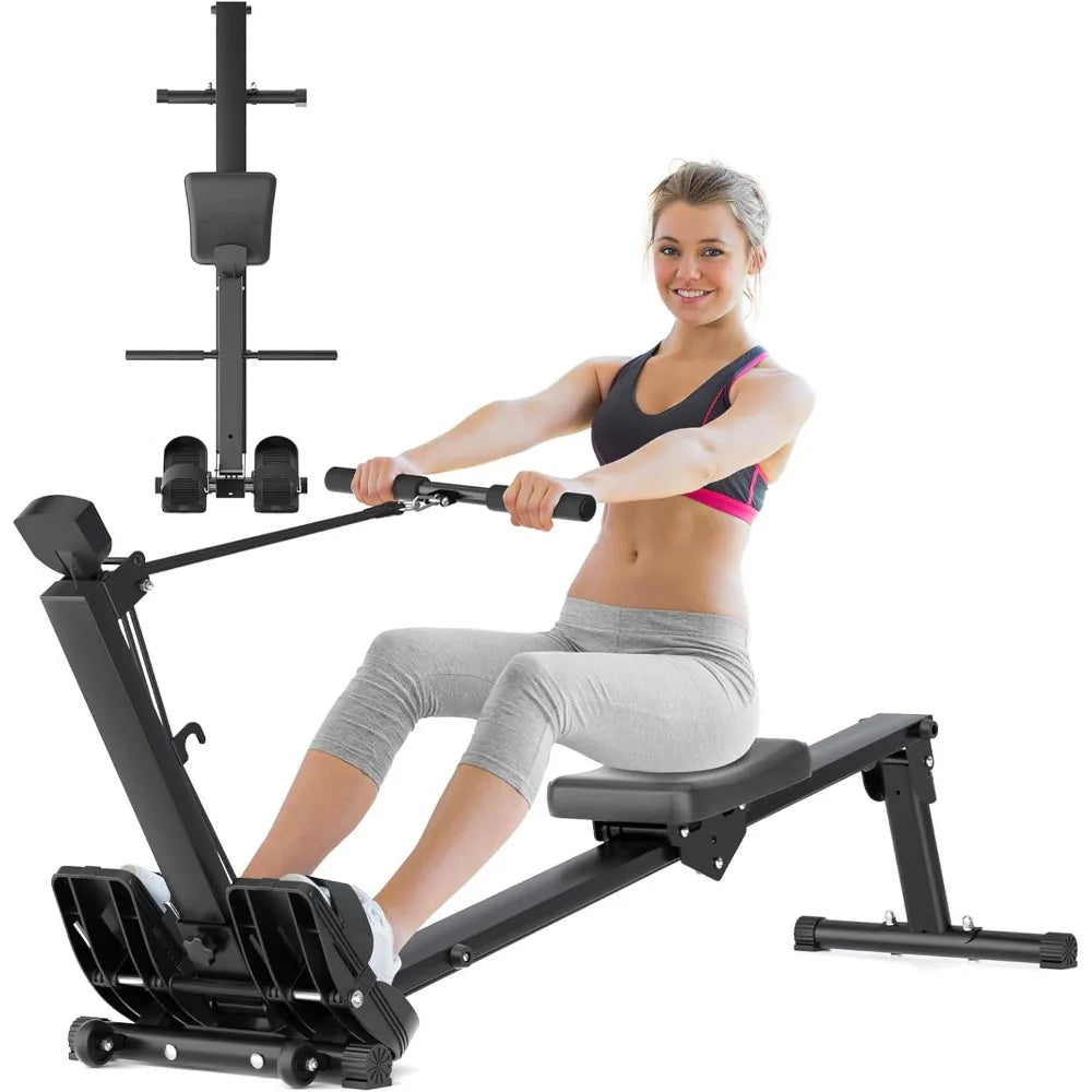 YTYIN Compact Magnetic Rowing Machine for Home Use