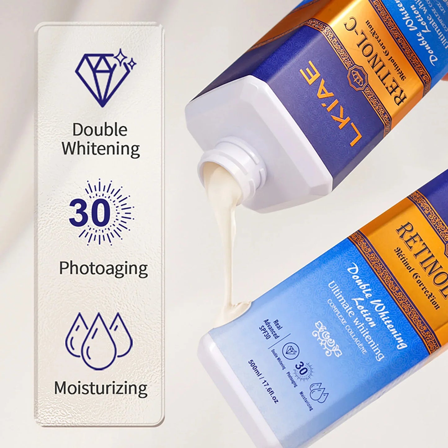 AILKE Retinol Whitening Skin Care Set With Collagen And Snail Extract