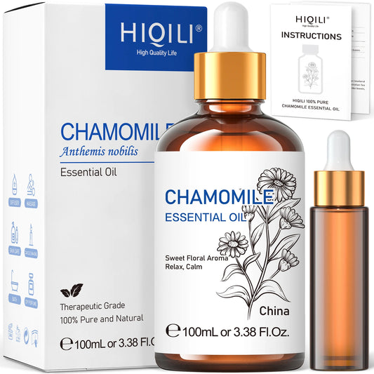 HIQILI Chamomile Essential Oil Pure Floral For Diffuser And Massage