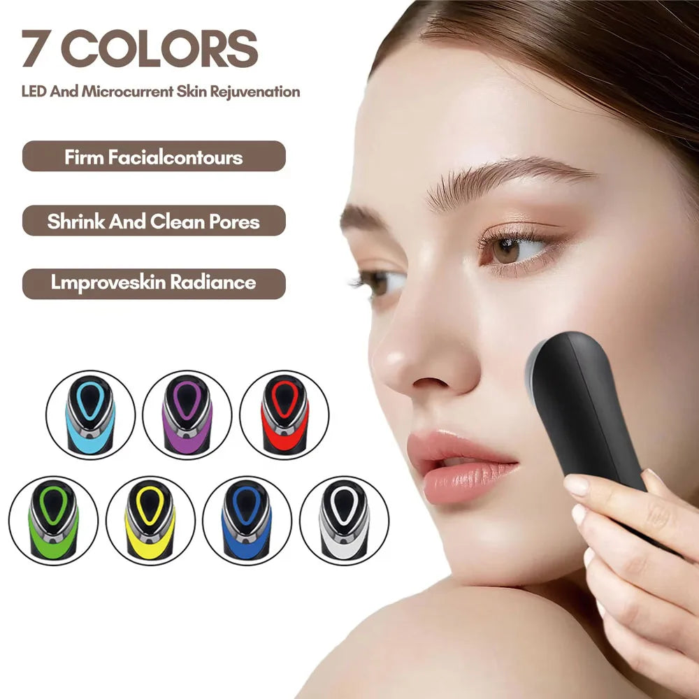 Dr Realpen 7Color Galvanic Microcurrent Beauty Device Vibration Massager